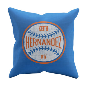 Keith Hernandez Throw Pillow | 500 LEVEL